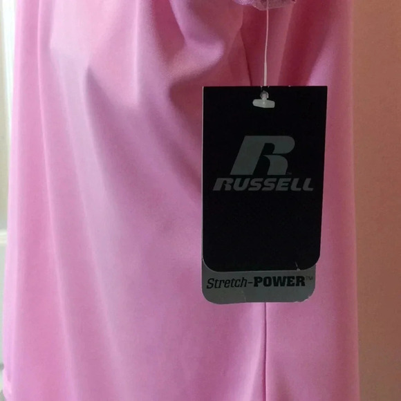 NWT Russell Stretch-POWER Pink Georgia Tech Shirt - Picture 6 of 8